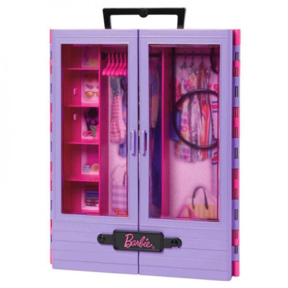 Комплект Кукла Barbie с гардероб, дрехи и аксесоари