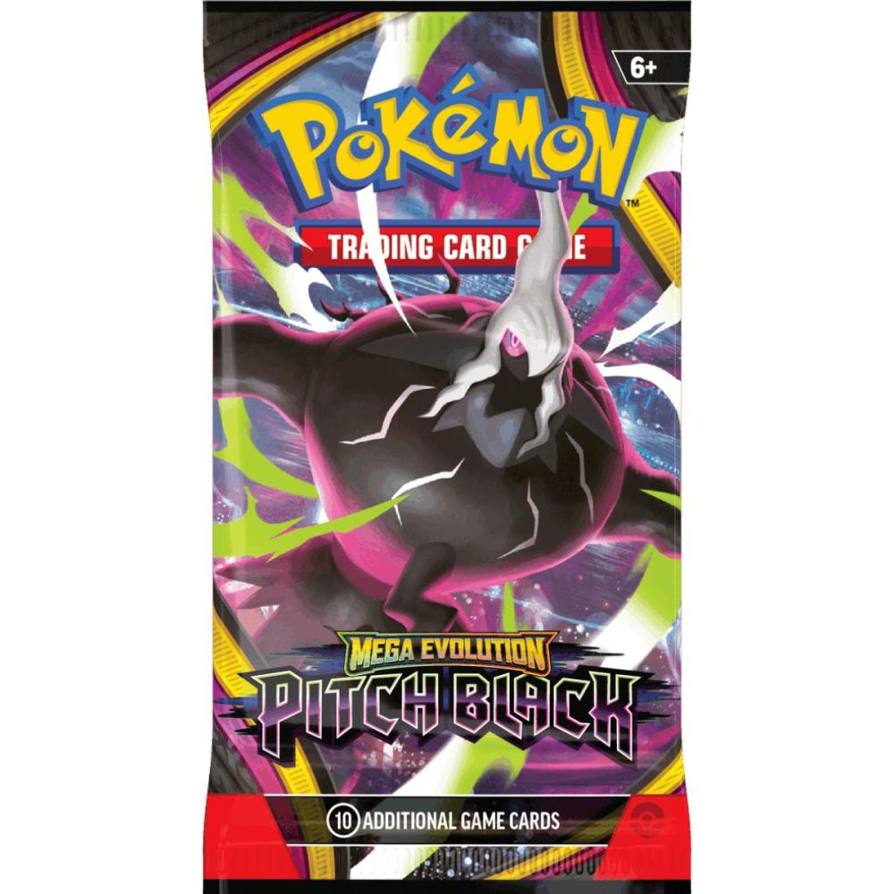 Комплект карти за игра, Pokemon TCG, Mega Evolution, Pitch Black, Booster