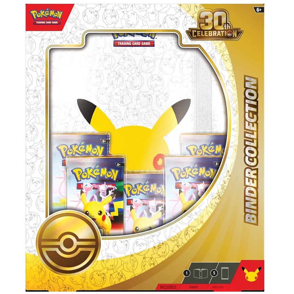 Комплект карти за игра, Pokemon TCG, Celebration 30Th, Binder Collection