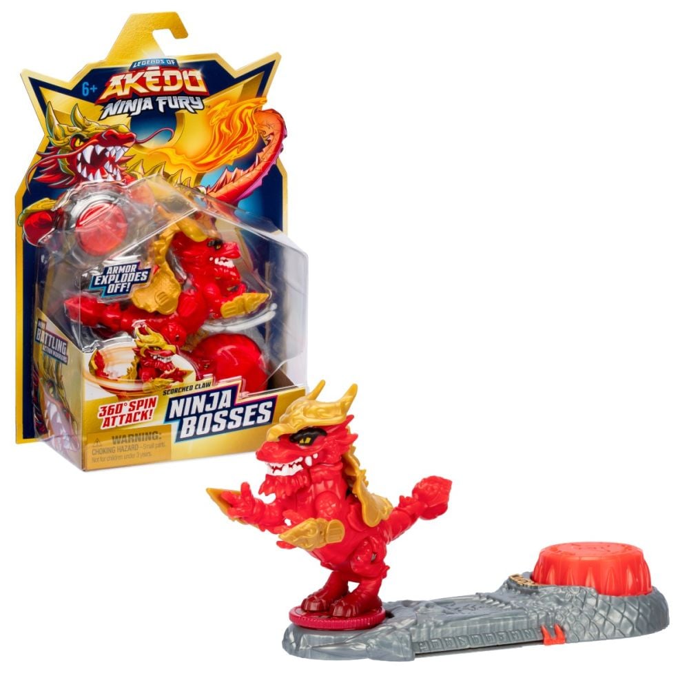 Фигурка Akedo, Ninja Bosses, Scorched Claw, S7 W1