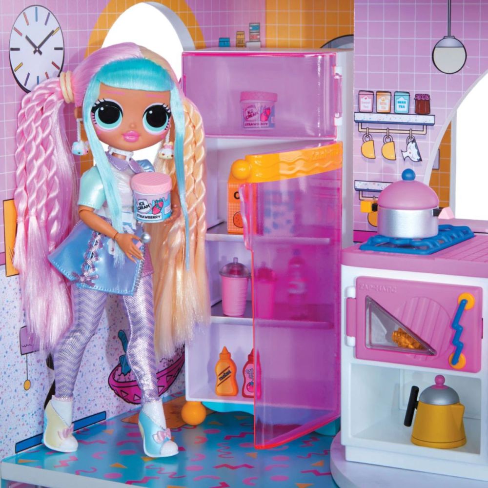 LOL Surprise OMG House of Surprises, Дървена къщичка за кукли с 85 изненади