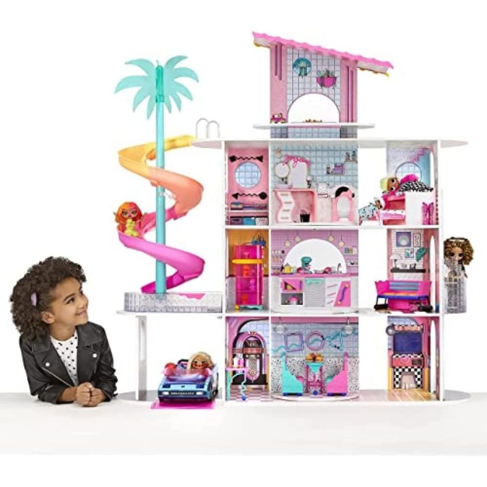 LOL Surprise OMG House of Surprises, Дървена къщичка за кукли с 85 изненади