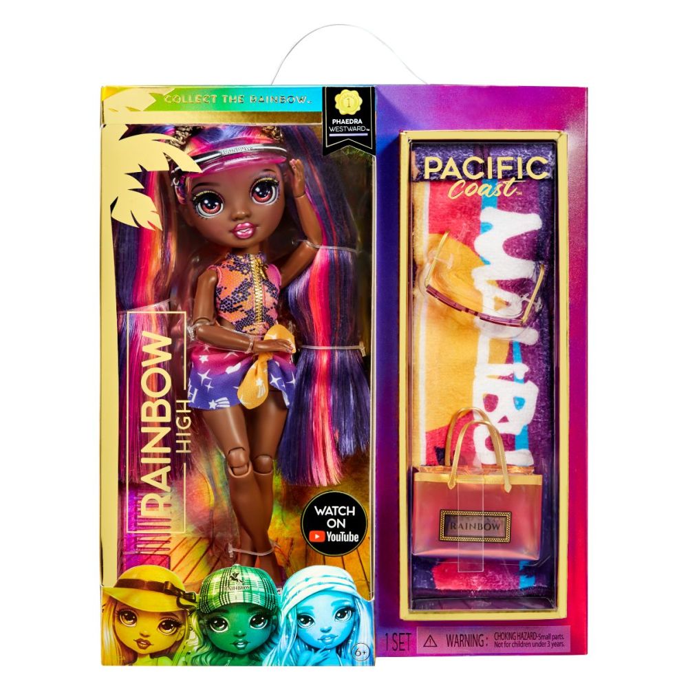 Кукла Rainbow High Pacific Coast, Федра Уестуърд, 578369