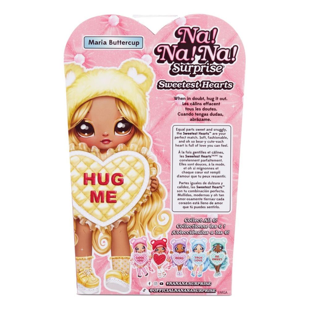 Кукла Na Na Na Surprise Sweetest Hearts, Maria Buttercup, 581345C3