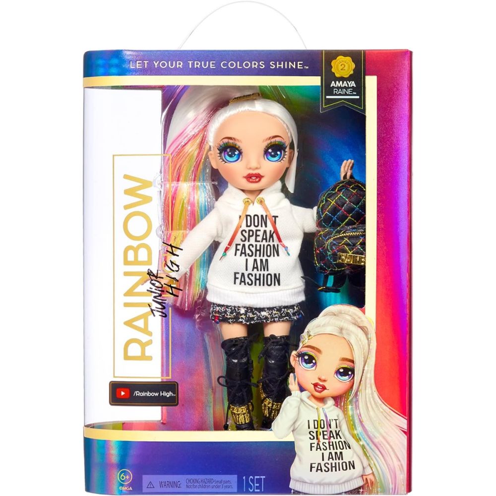 Кукла Rainbow Surprise, High Junior Doll, Серия 2, Amaya, 582953