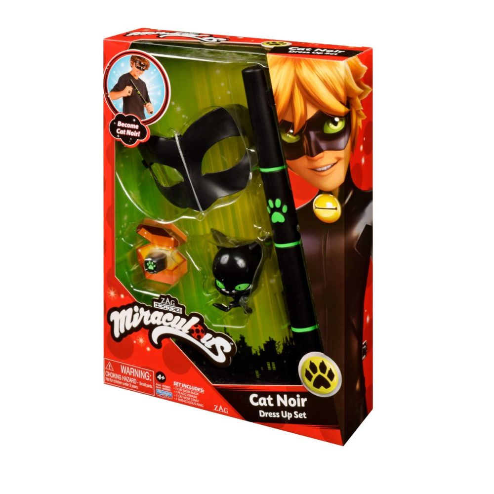 Комплект маска и аксесоари Miraculous, Cat Noir