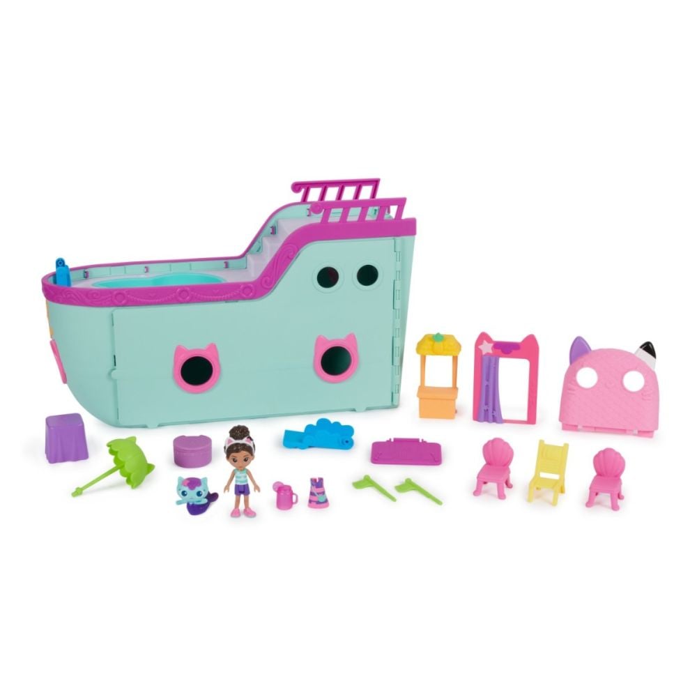 Комплект за игра с кукла, Gabbys Dollhouse, Круизен Кораб, 6068572
