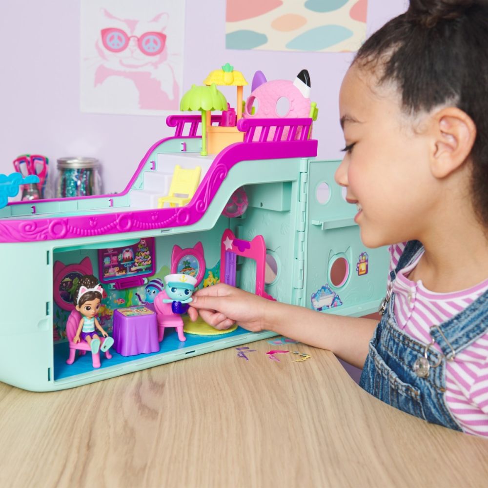 Комплект за игра с кукла, Gabbys Dollhouse, Круизен Кораб, 6068572
