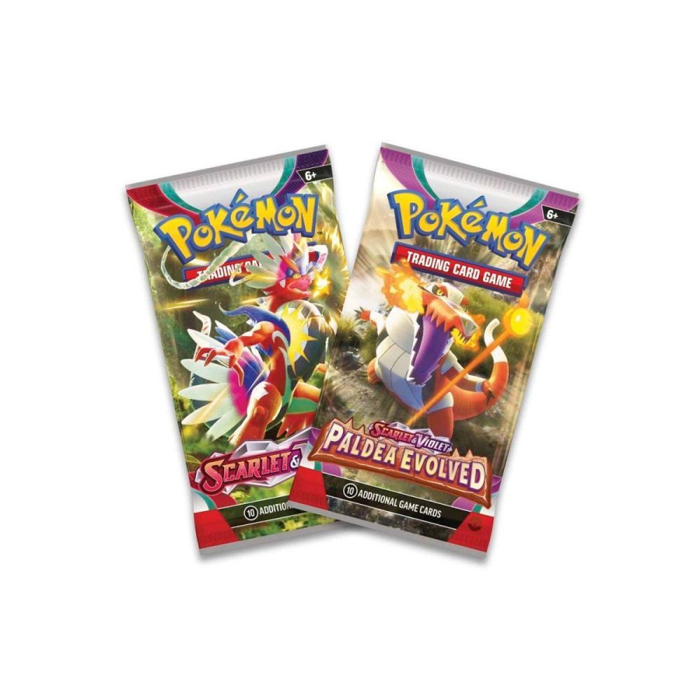 Комплект 2 пакета карти за игра Booster, Pokemon TCG, Pawmot, Packs and Coins