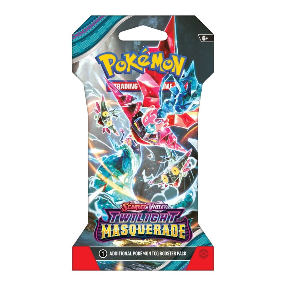 Комплект 10 карти и виртуален код, Pokemon TCG, Sv06 Scarlet & Violet Twilight Masquerade