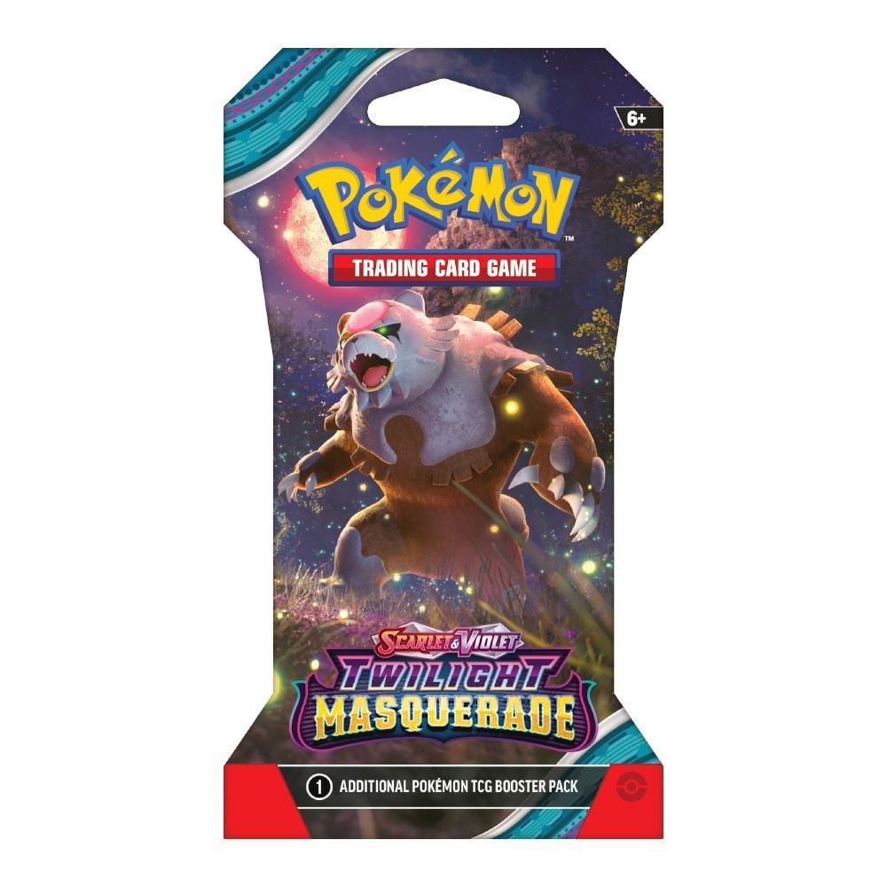 Комплект 10 карти и виртуален код, Pokemon TCG, Sv06 Scarlet & Violet Twilight Masquerade