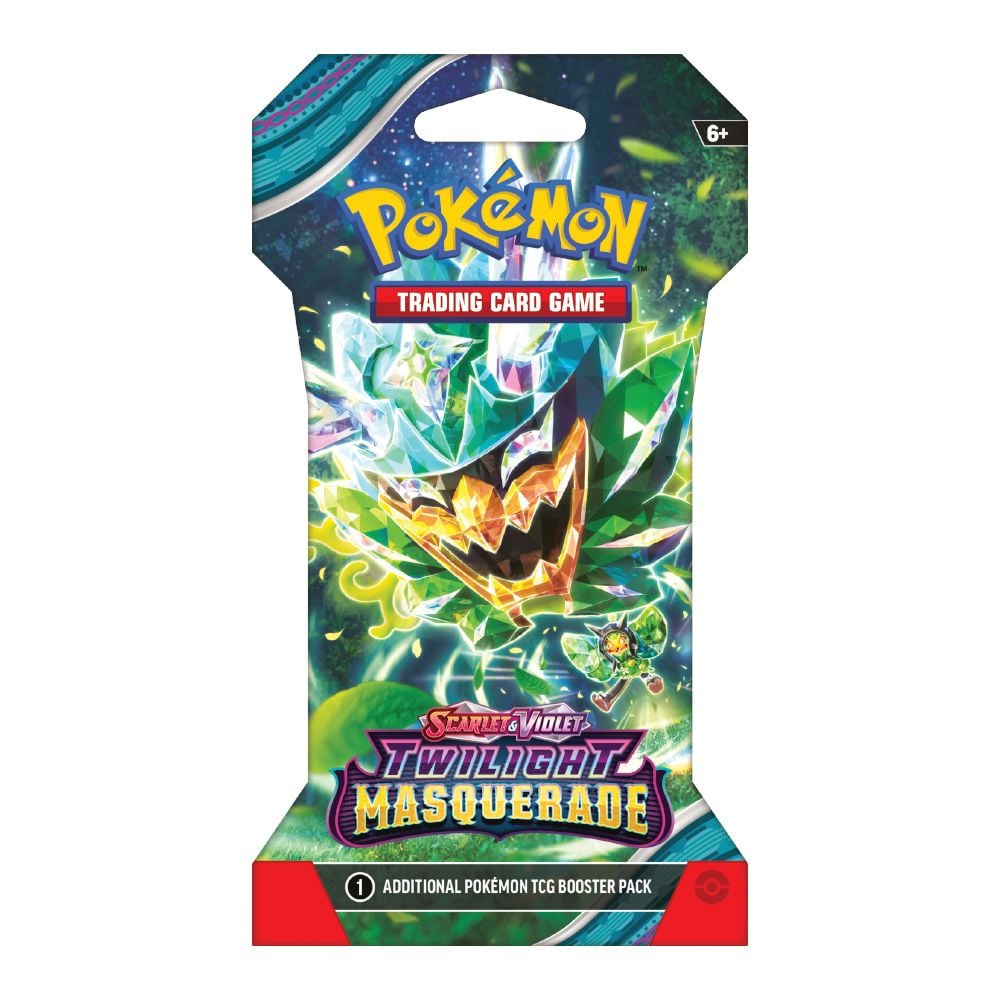 Комплект 10 карти и виртуален код, Pokemon TCG, Sv06 Scarlet & Violet Twilight Masquerade
