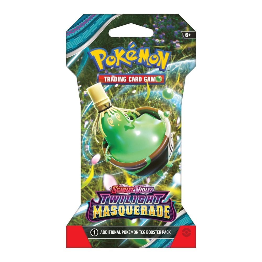 Комплект 10 карти и виртуален код, Pokemon TCG, Sv06 Scarlet & Violet Twilight Masquerade