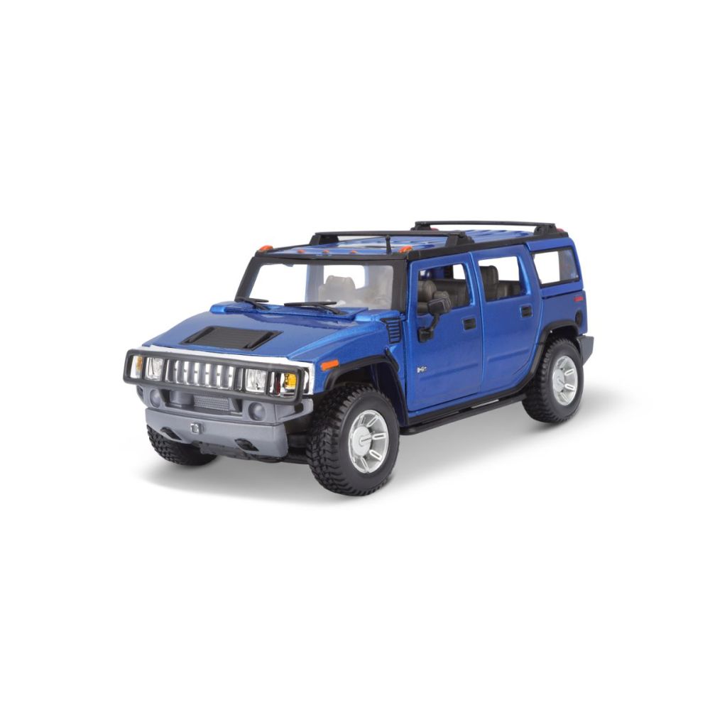 Количка Maisto Hummer H2, синя, 1:27