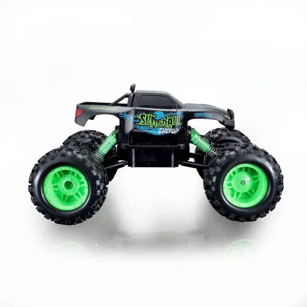 Количка с дистанционно, Maisto, Tech Rock Crawler, Черна