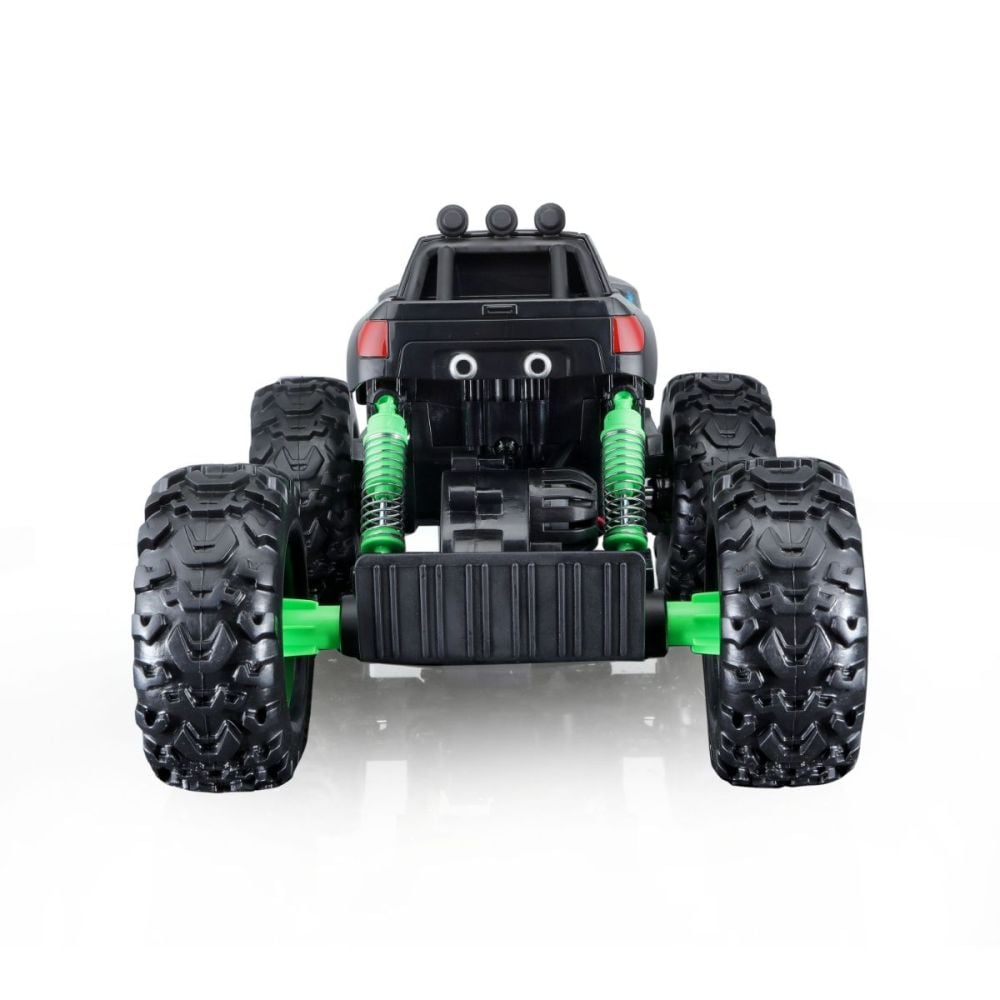 Количка с дистанционно, Maisto, Tech Rock Crawler, Черна