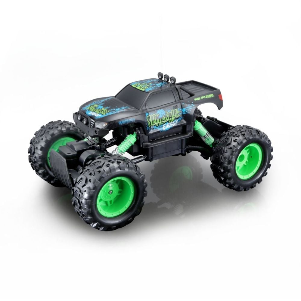 Количка с дистанционно, Maisto, Tech Rock Crawler, Черна