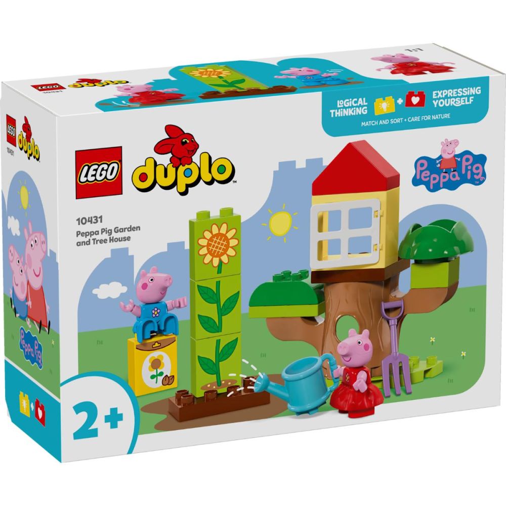 LEGO® Duplo - Градината и дървесната къща на Пепа (10431)