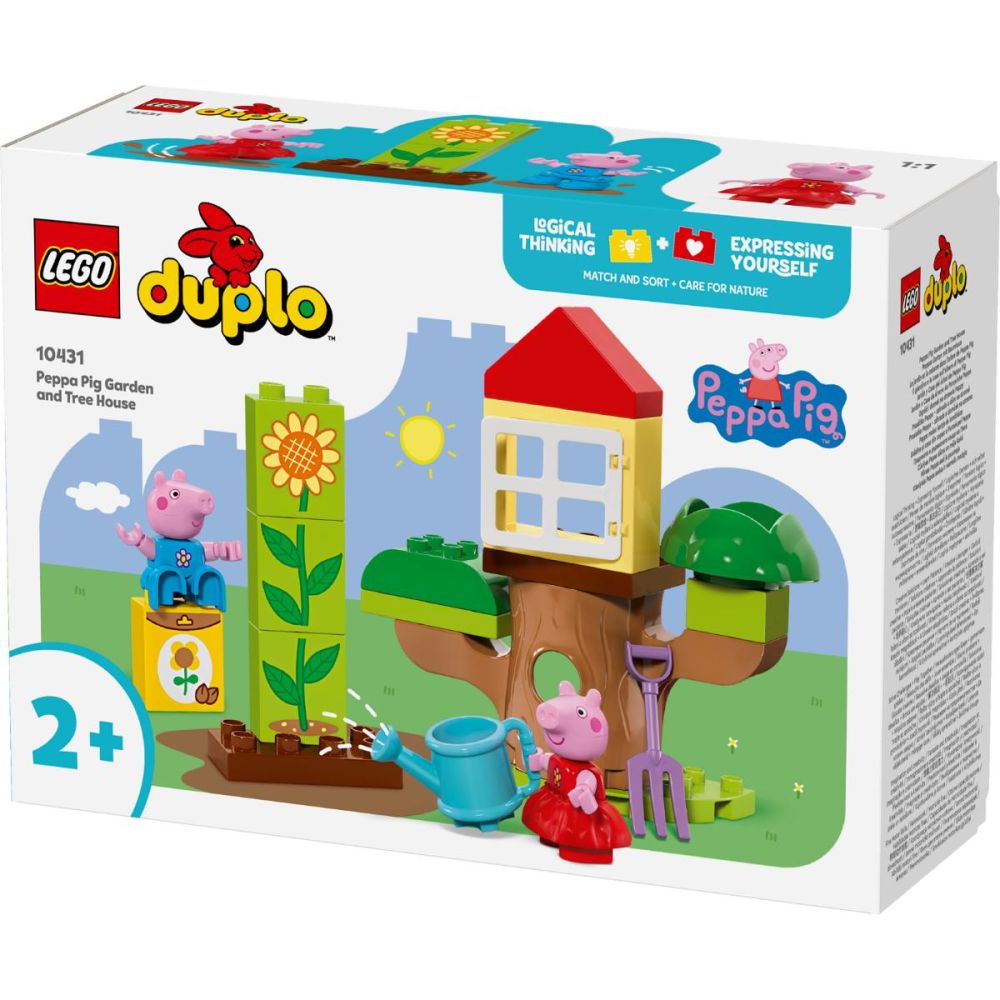 LEGO® Duplo - Градината и дървесната къща на Пепа (10431)