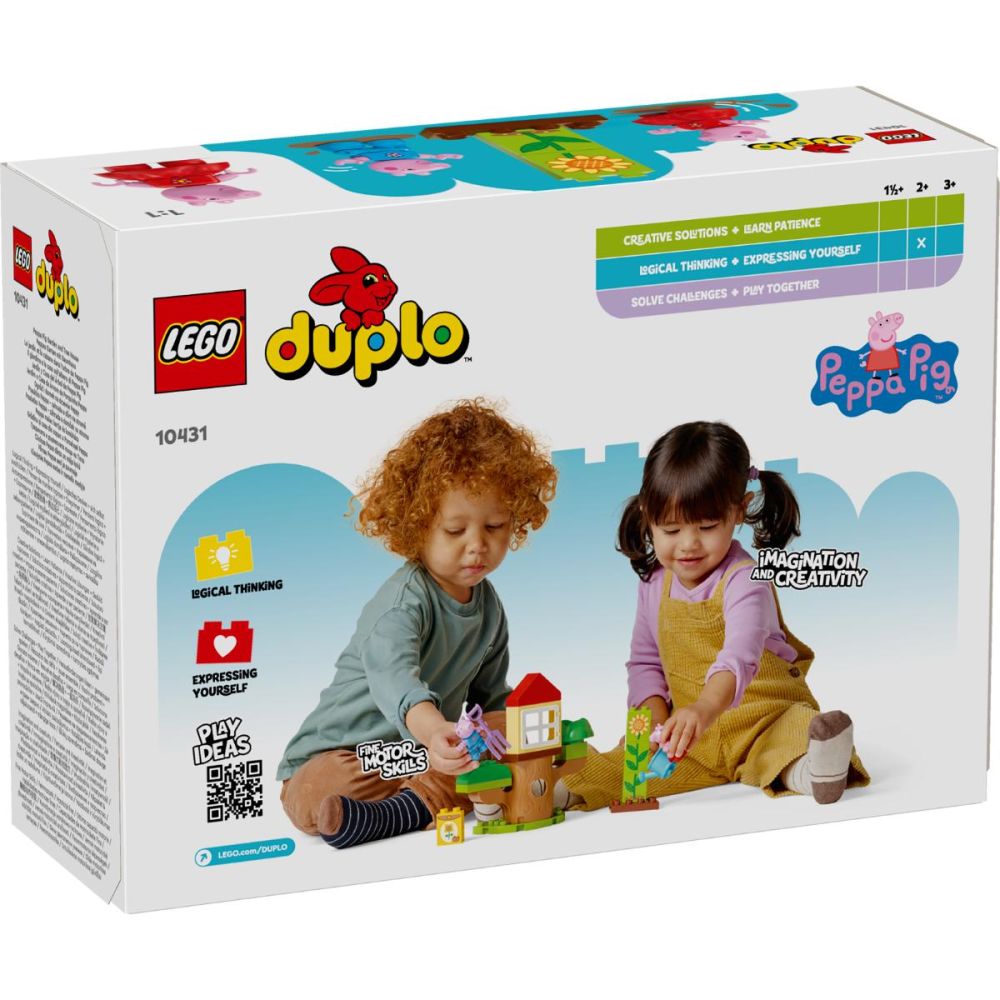LEGO® Duplo - Градината и дървесната къща на Пепа (10431)