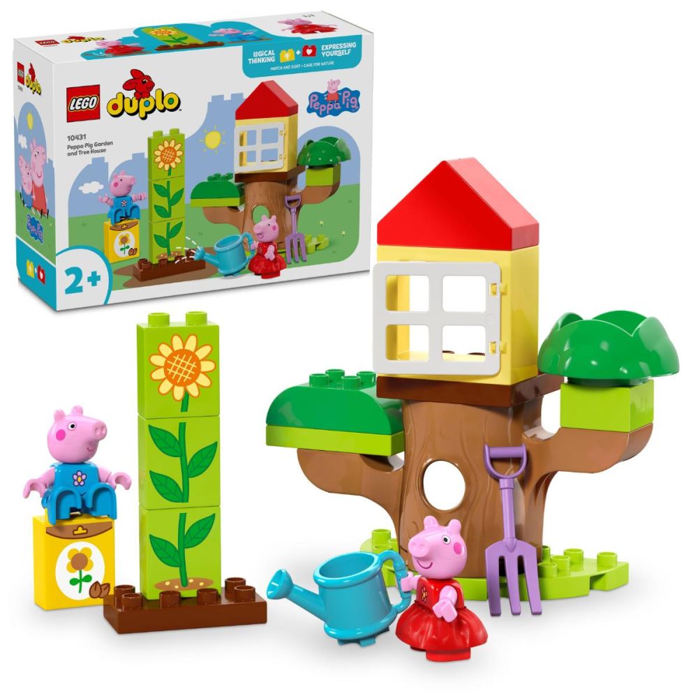 LEGO® Duplo - Градината и дървесната къща на Пепа (10431)