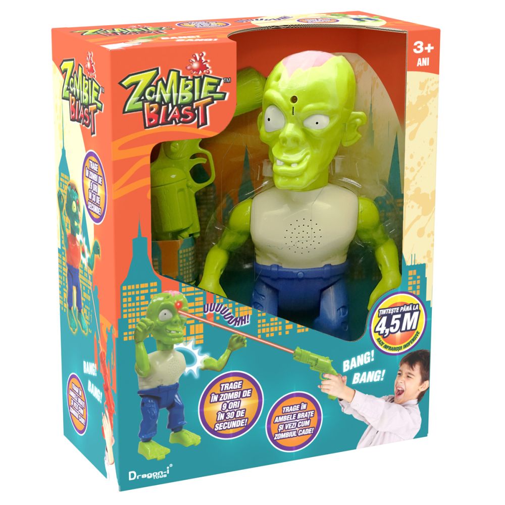 Интерактивна играчка Dragon-I, Zombie Blast