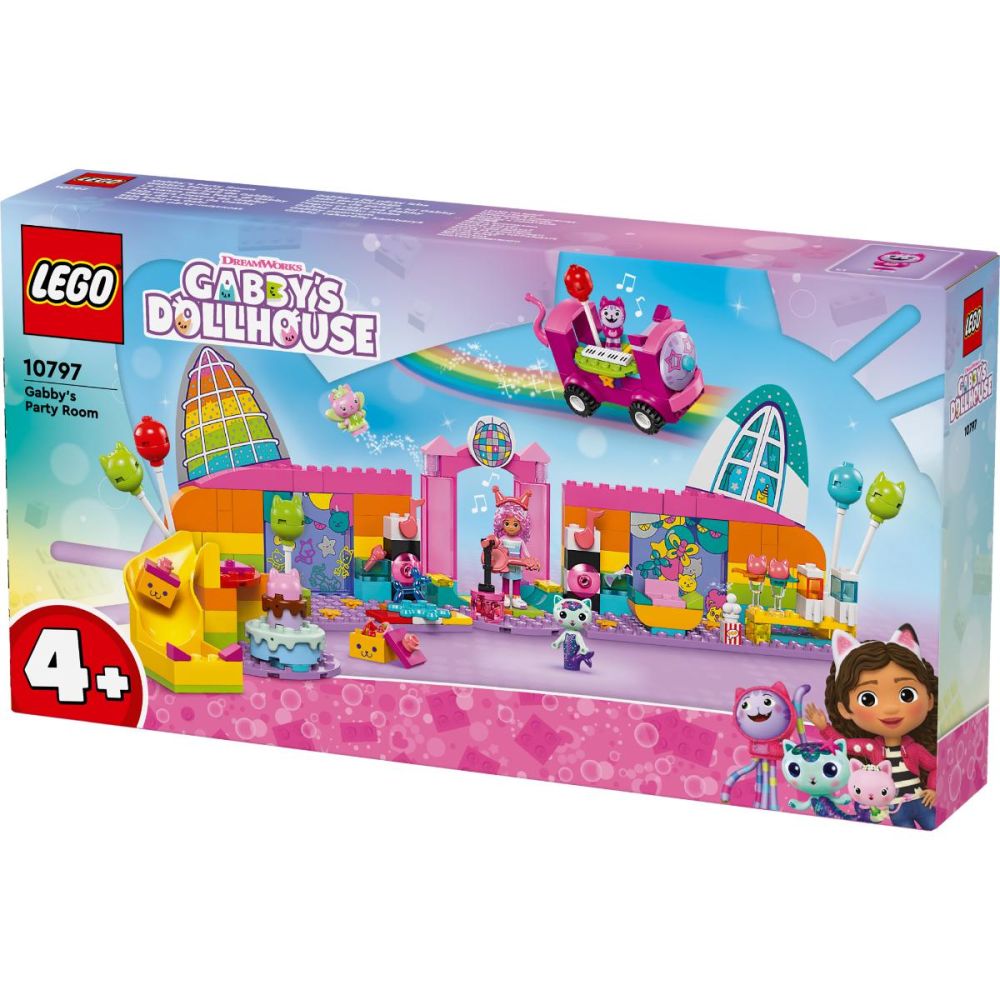 LEGO® Gabbys Dollhouse - Парти стаята на Gabby (10797)