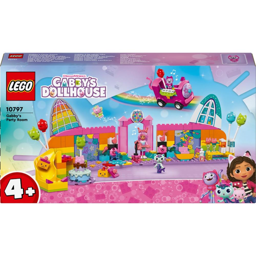 LEGO® Gabbys Dollhouse - Парти стаята на Gabby (10797)