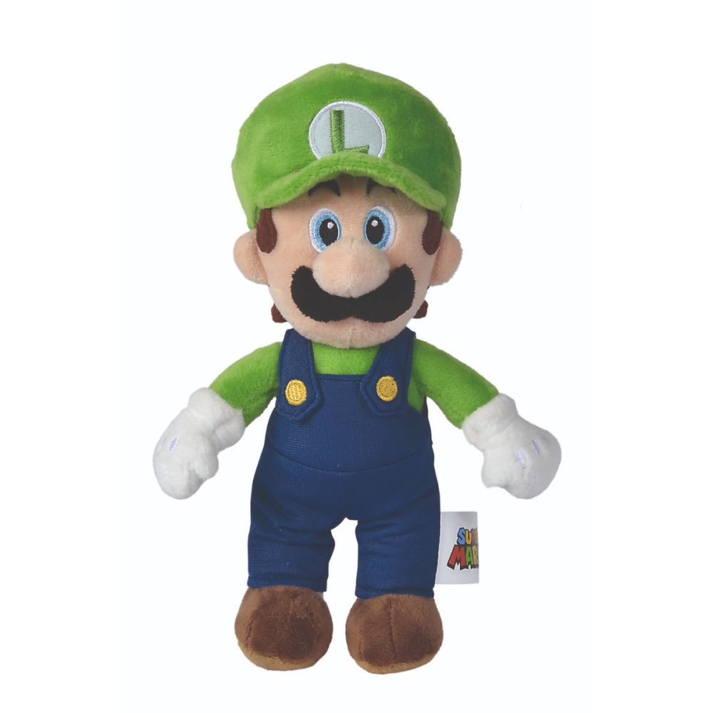 Плюшена играчка Super Mario, Луиджи, 20 см