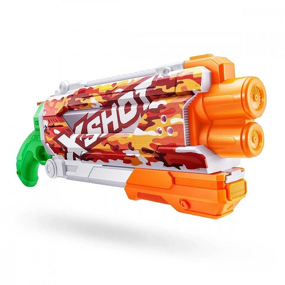 Воден пистолет с бързо зареждане, X-Shot, Pump Action, Sun Camo