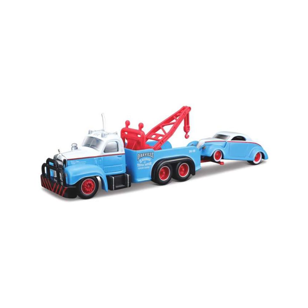 Количка Elite Transport Maisto,1953 B-61 Mack, 1937 Ford, 1:64