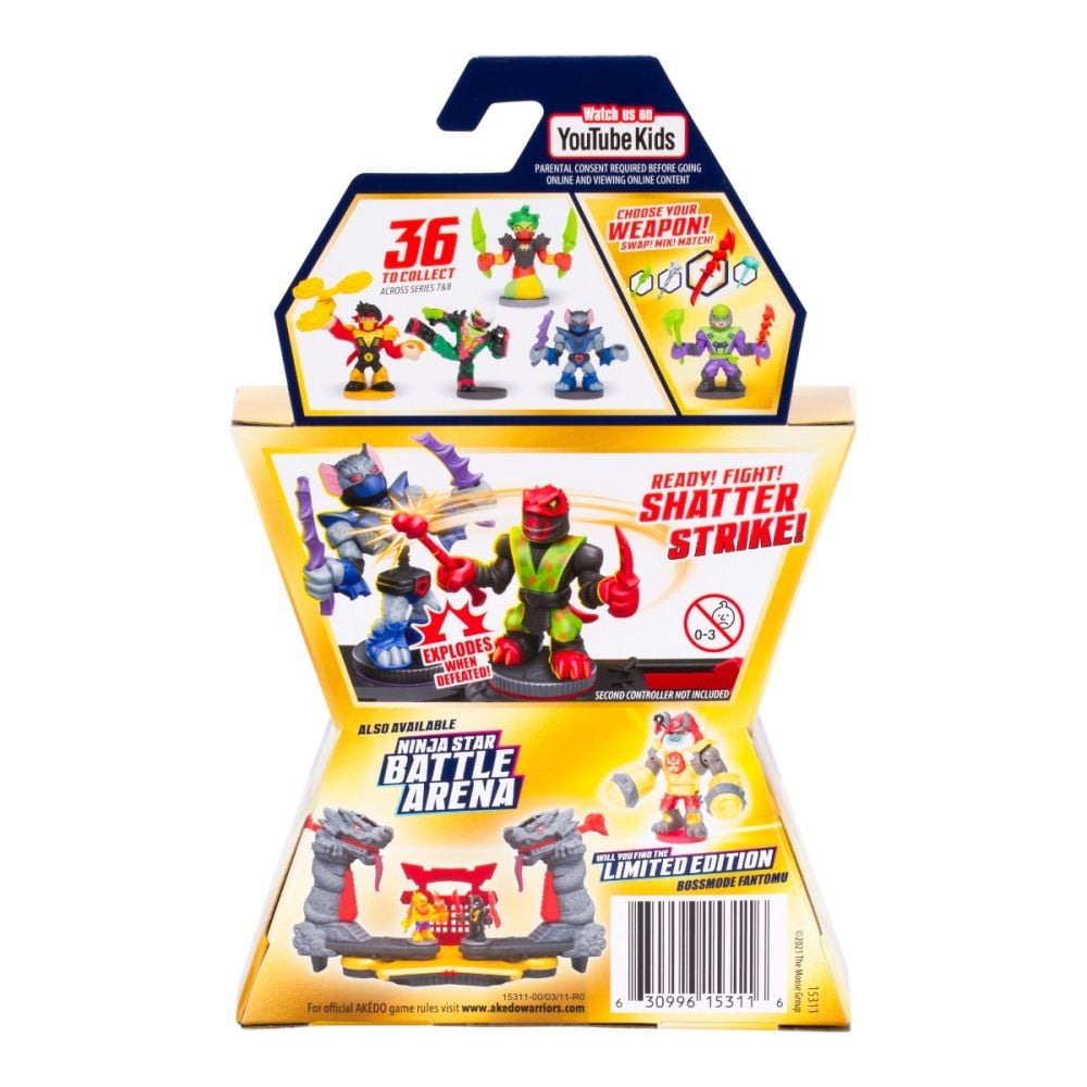Фигурка с аксесоари, Akedo, Ninja Fury, Mini Battling Action Warriors, S7