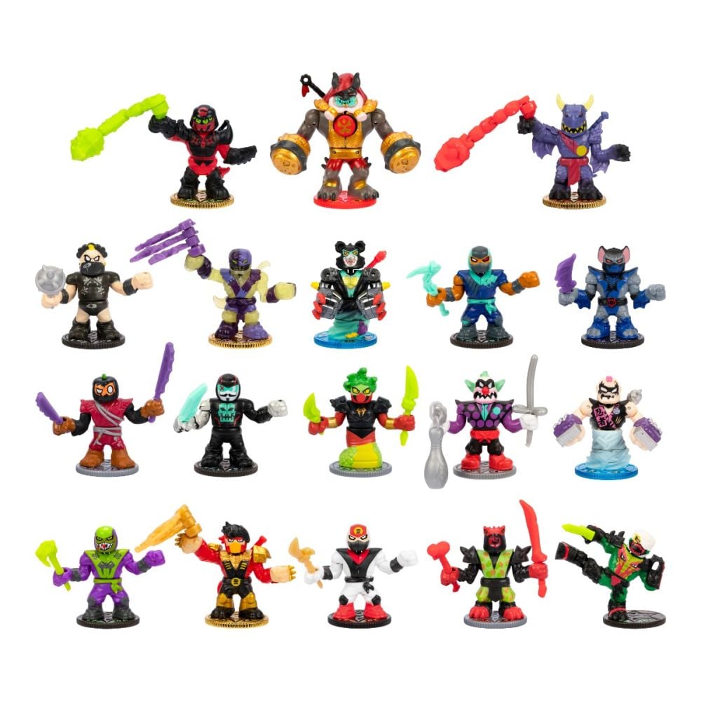 Фигурка с аксесоари, Akedo, Ninja Fury, Mini Battling Action Warriors, S7
