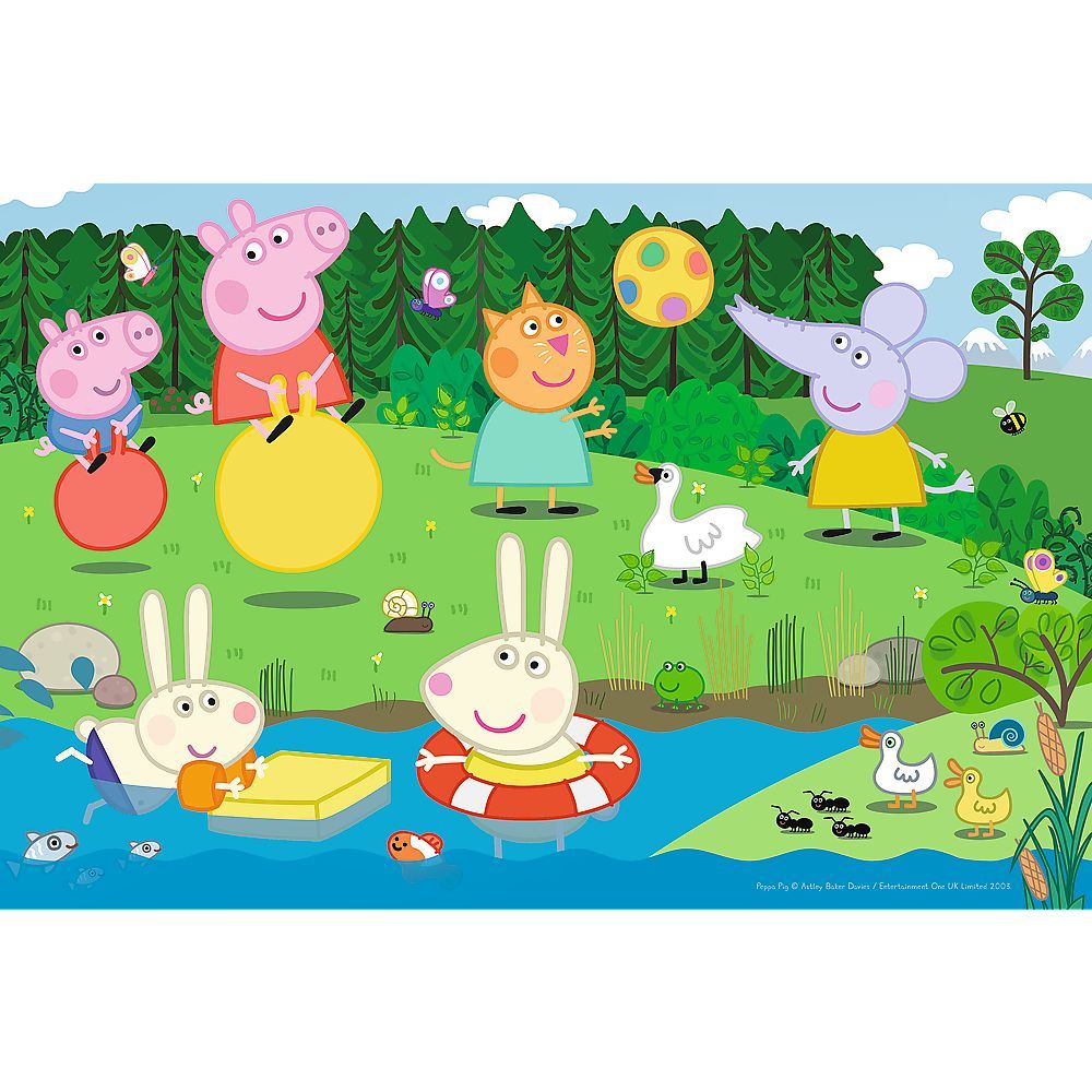Пъзел 60 части, Trefl, Забавление на почивка с Peppa Pig