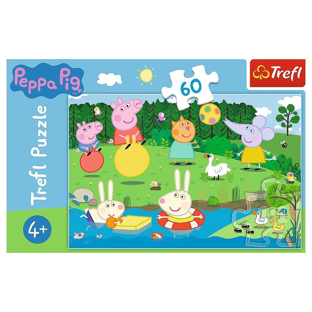 Пъзел 60 части, Trefl, Забавление на почивка с Peppa Pig