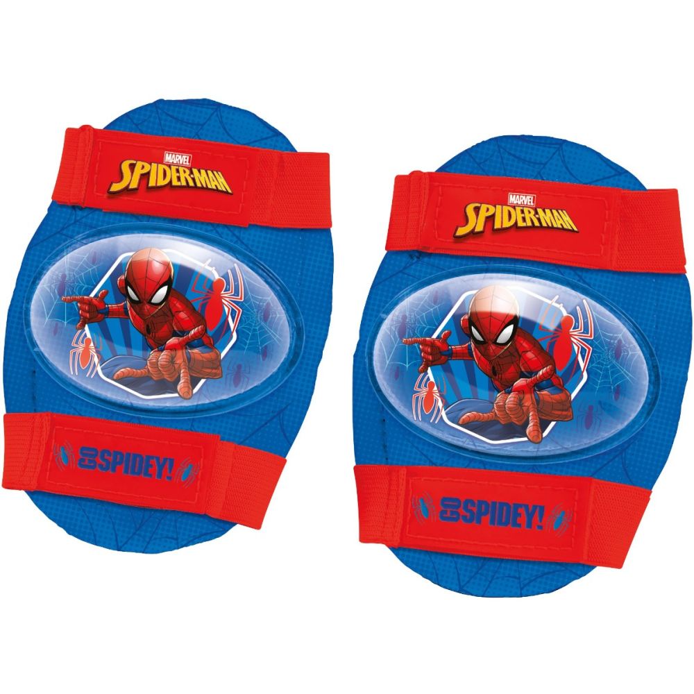 Комплект ролкови кънки и защити, размер 22-29, Spiderman