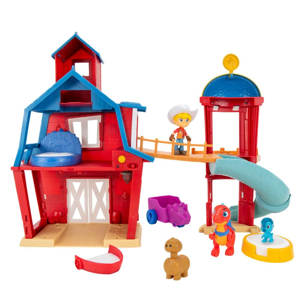 Комплект за игра с фигурки и аксесоари, Ранчо Dino, Clubhouse