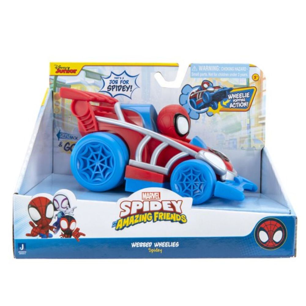 Количка Spidey Amazing Friends, Pull Back, Spidey SNF0015