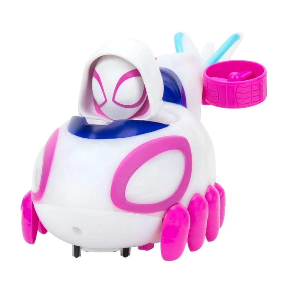 Количка Spidey Amazing Friends, Light Show Ghost Spider