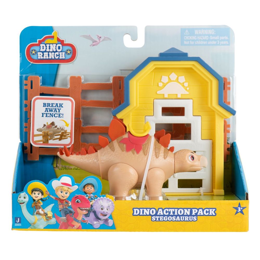Комплект фигурка Stegosaurus Dino Ranch, Dino Action Pack, DNR0022
