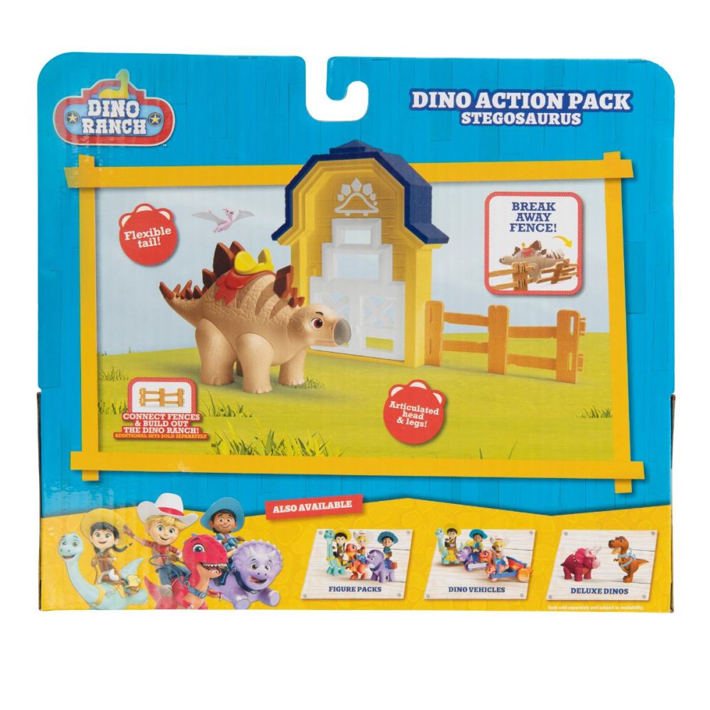 Комплект фигурка Stegosaurus Dino Ranch, Dino Action Pack, DNR0022