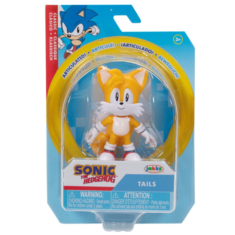 Подвижна фигурка, Sonic the Hedgehog, W19, Tails, 6 см