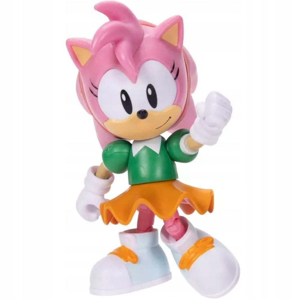 Подвижна фигурка с аксесоар, Sonic the Hedgehog, Amy, 10 см