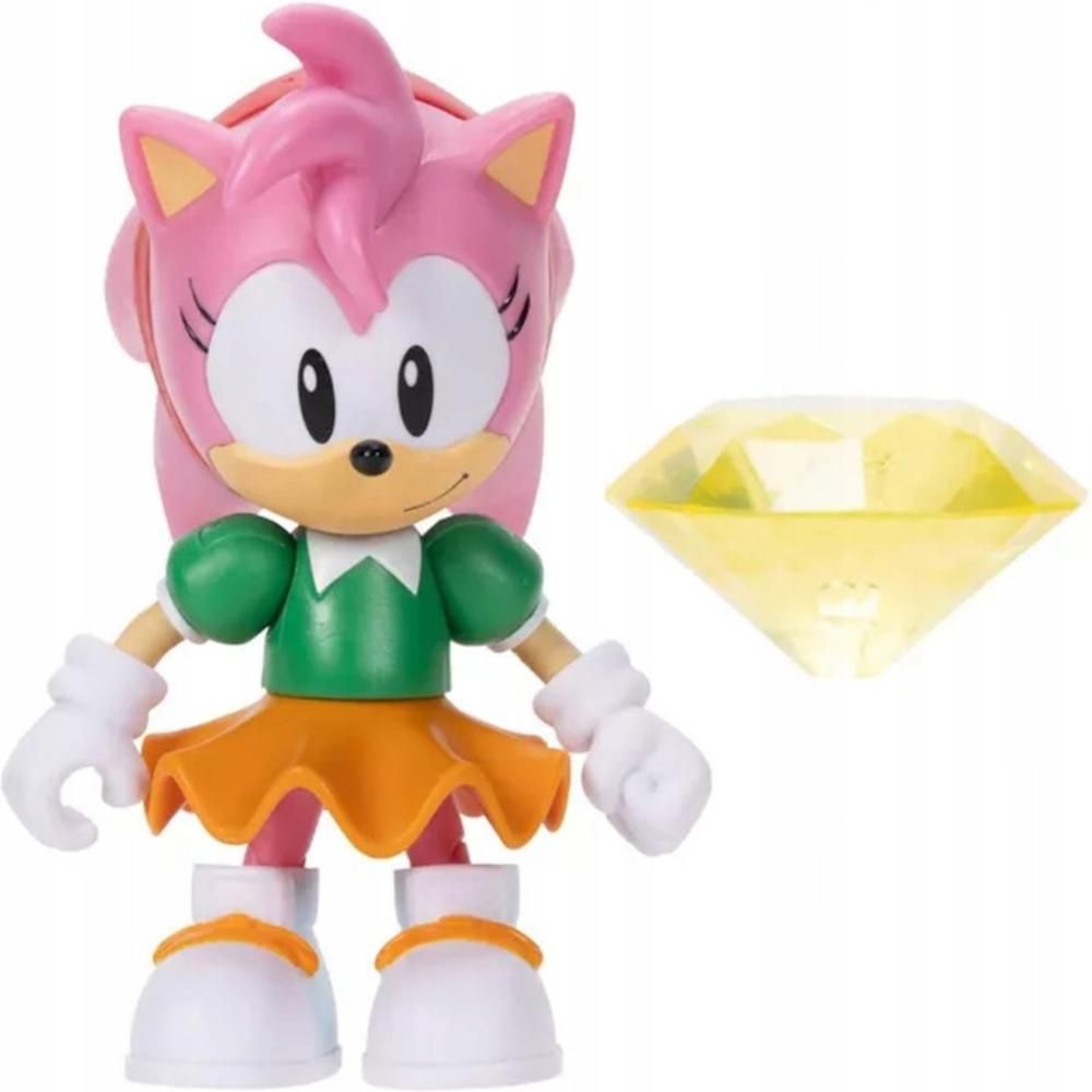 Подвижна фигурка с аксесоар, Sonic the Hedgehog, Amy, 10 см