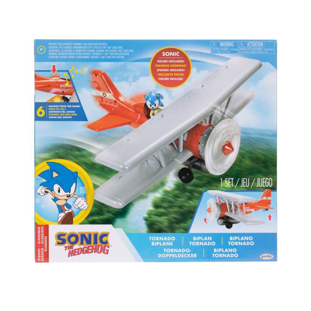Фигурка със самолет, Sonic the Hedgehog, Tornado Biplane