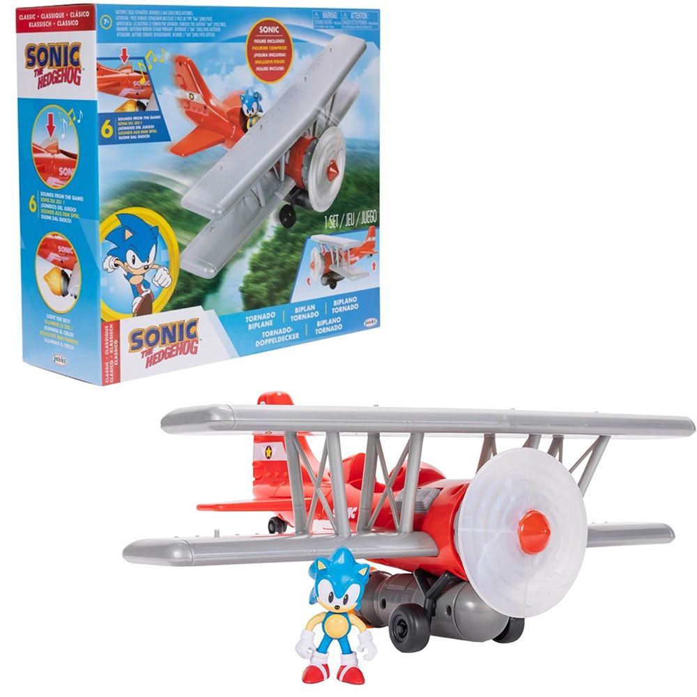 Фигурка със самолет, Sonic the Hedgehog, Tornado Biplane