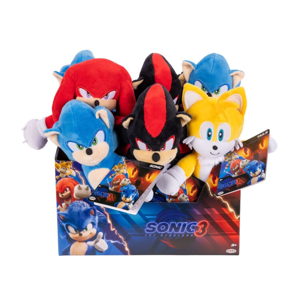 Плюшена играчка, Sonic the Hedgehog, Movie 3, 20 см