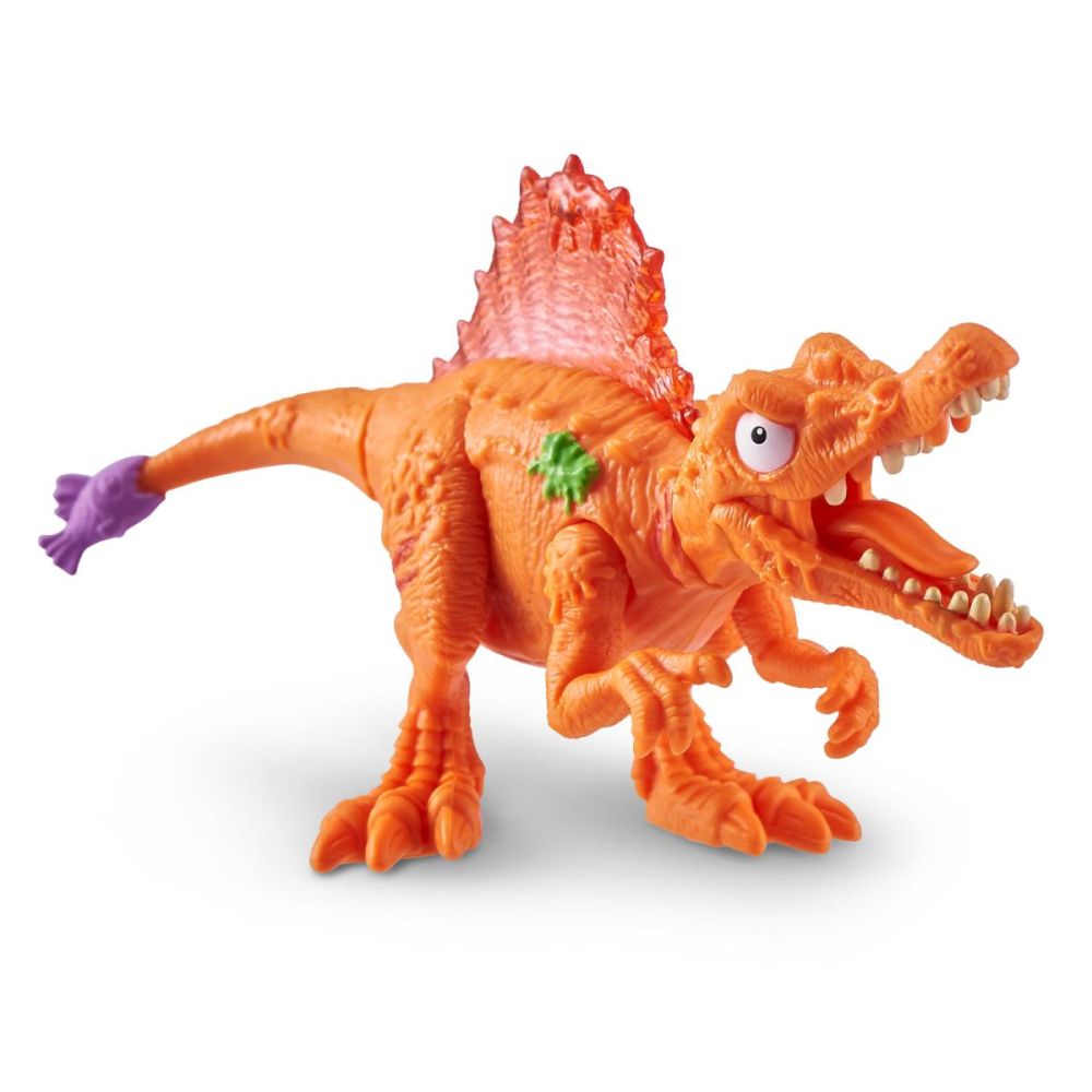 Фигурка на динозавър в яйце, Smashers, Mini Light Up Dino, Жълт, 13 см