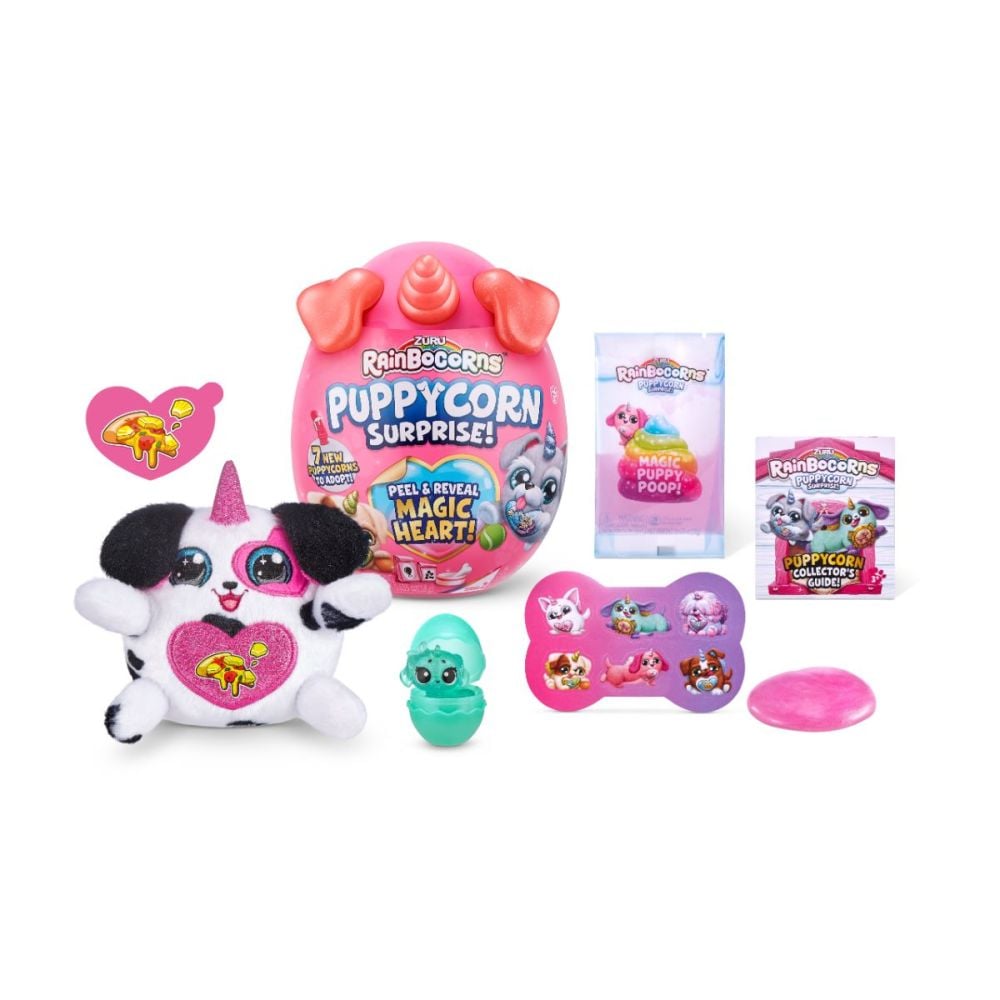 Плюшена играчка изненада, Rainbocorns Puppycorn Surprise, Еднорогa Дъга Серия 2