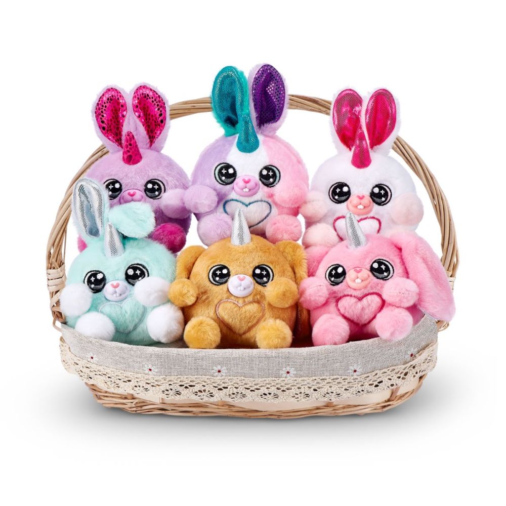 Плюшена играчка, Rainbocorns, Зайче Daisy-Mae с изненади, Бялo